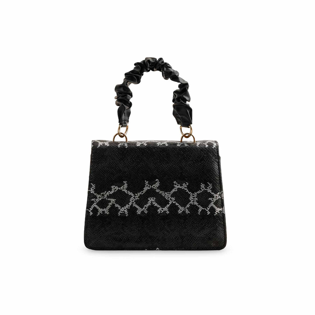 Black Casual Shoulder Bags P55745