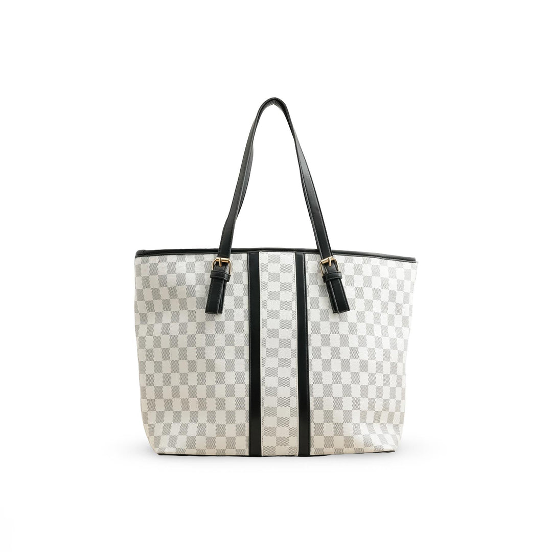 White Formal Shoulder Bag P55751