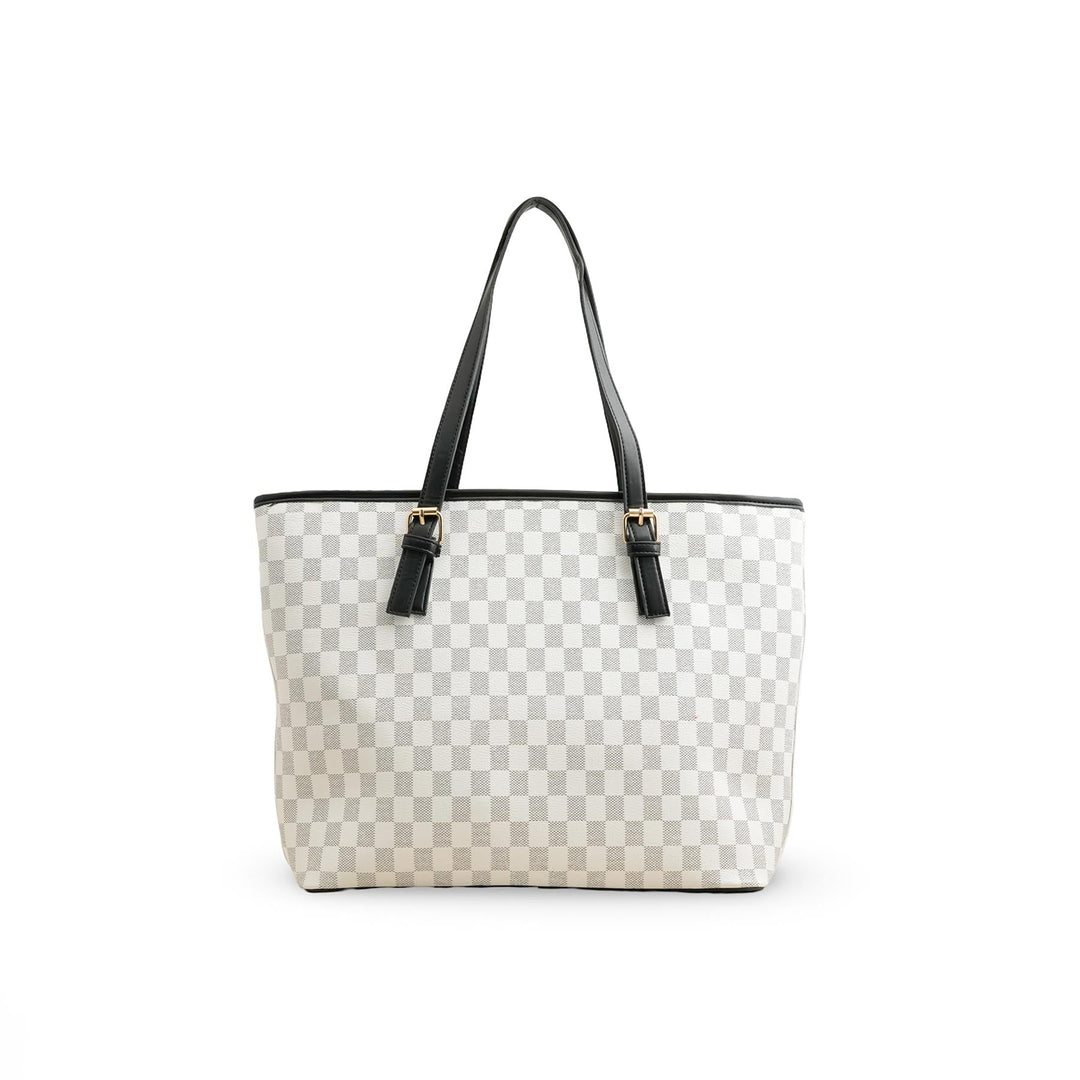 White Formal Shoulder Bag P55751