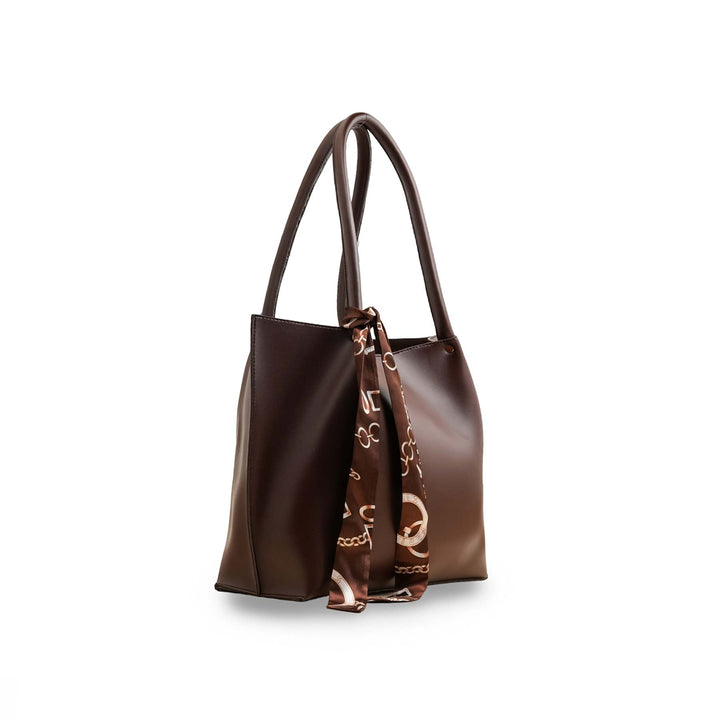 Brown Formal Shoulder Bag P55754