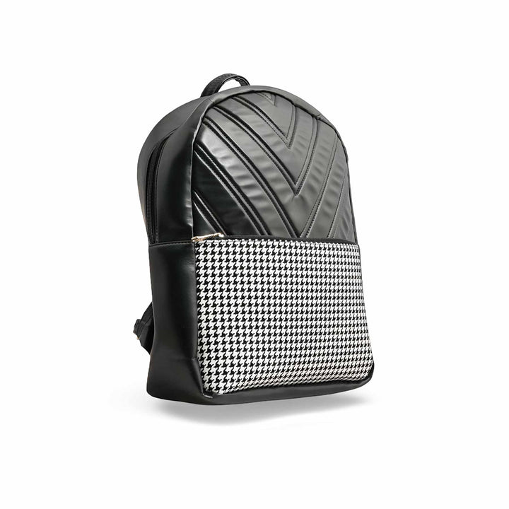 Blkwht Formal Back Pack P55768