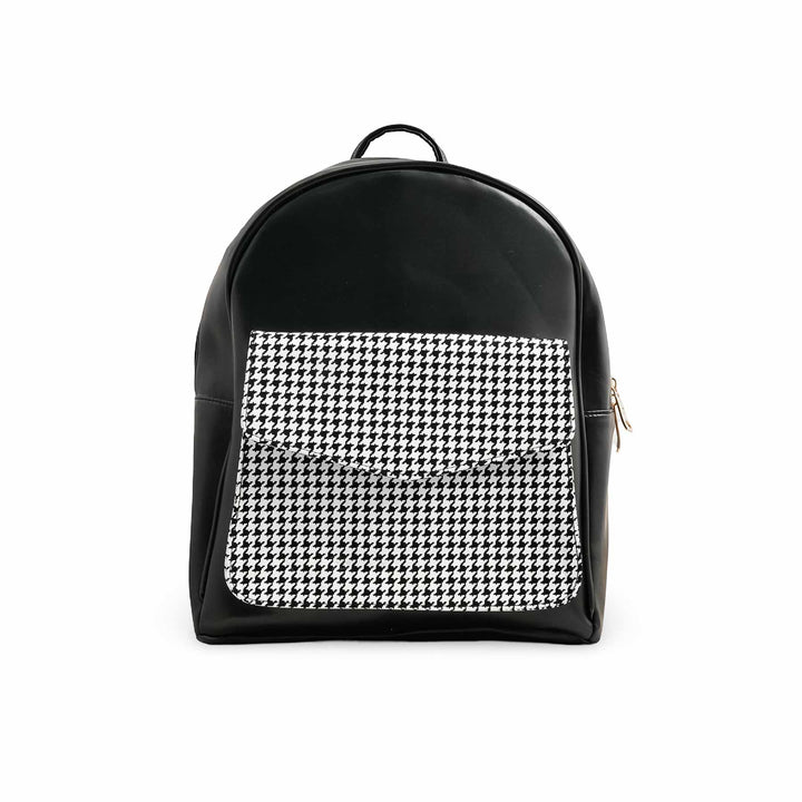 Blkwht Formal Back Pack P55769