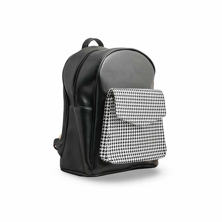 Blkwht Formal Back Pack P55769