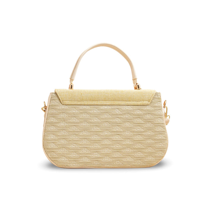 Cream Women Formal Shoulder Bag P55806
