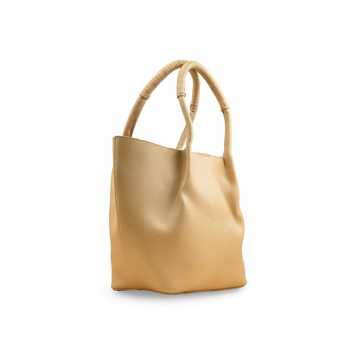 Beige Casual Shoulder Bag For Ladies P55811