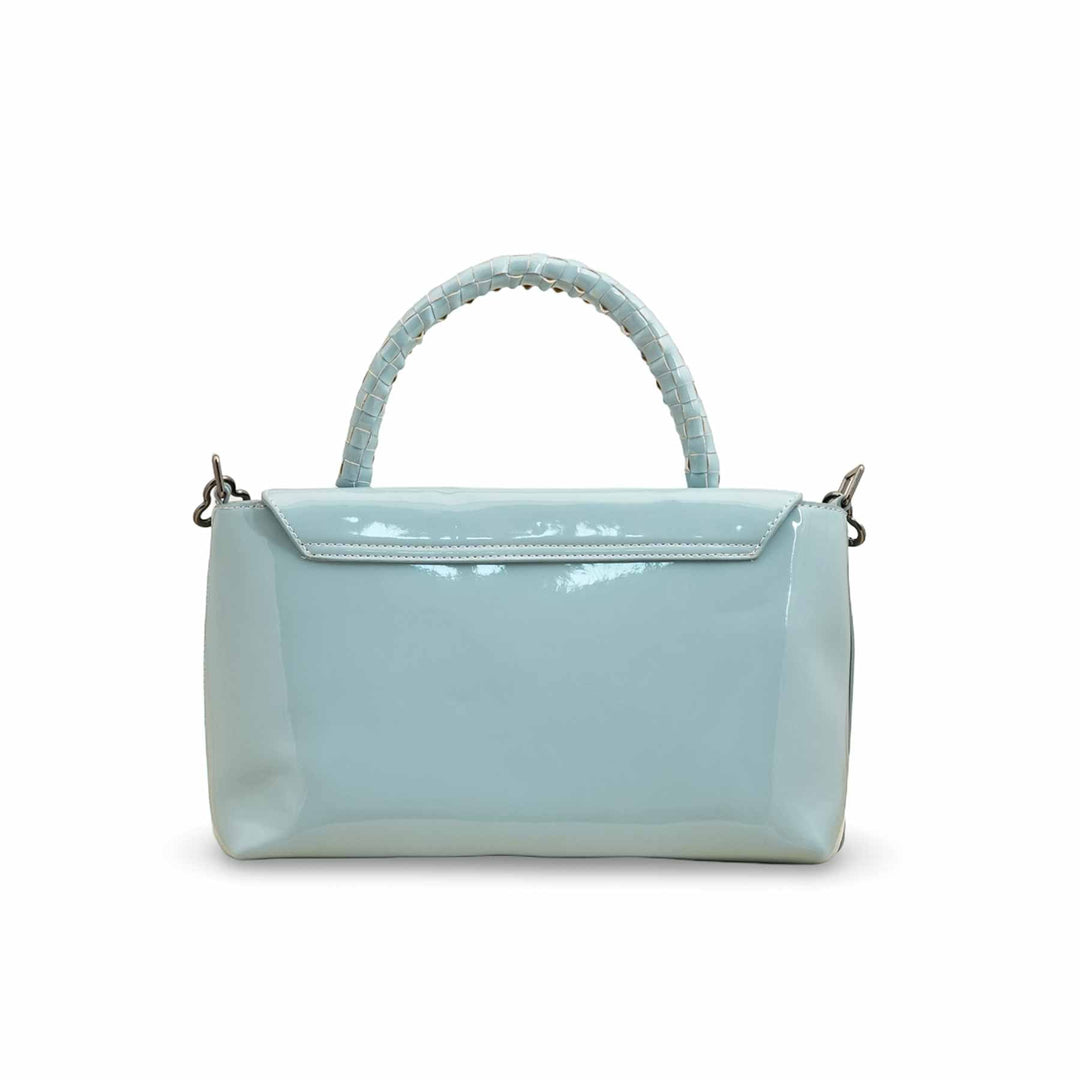 Sky Blue Women Formal Shoulder Bag P55812