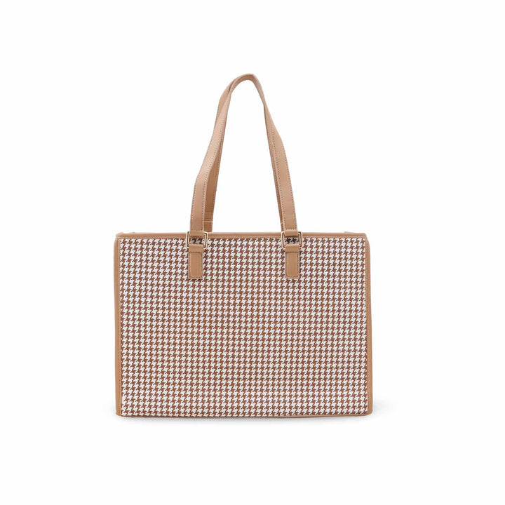 Beige Shoulder Bag For Women P55827
