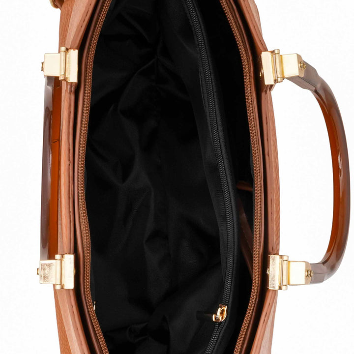 Brown Formal Hand Bag For Women P55828