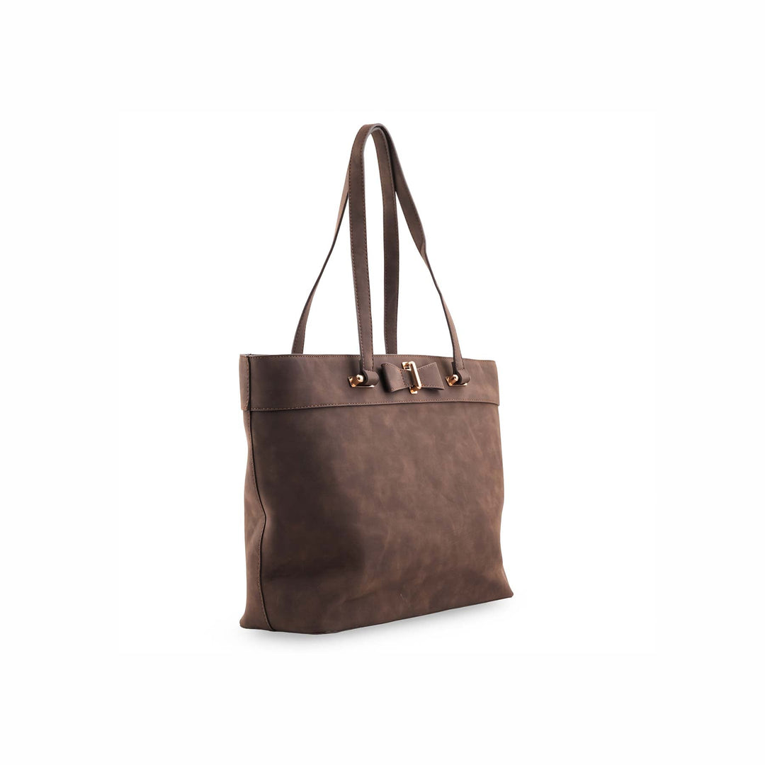 Brown Casual Shoulder Bag P55836