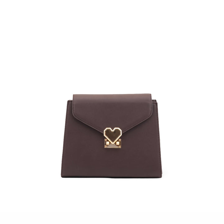 Brown Formal Shoulder Bag For Ladies P55840