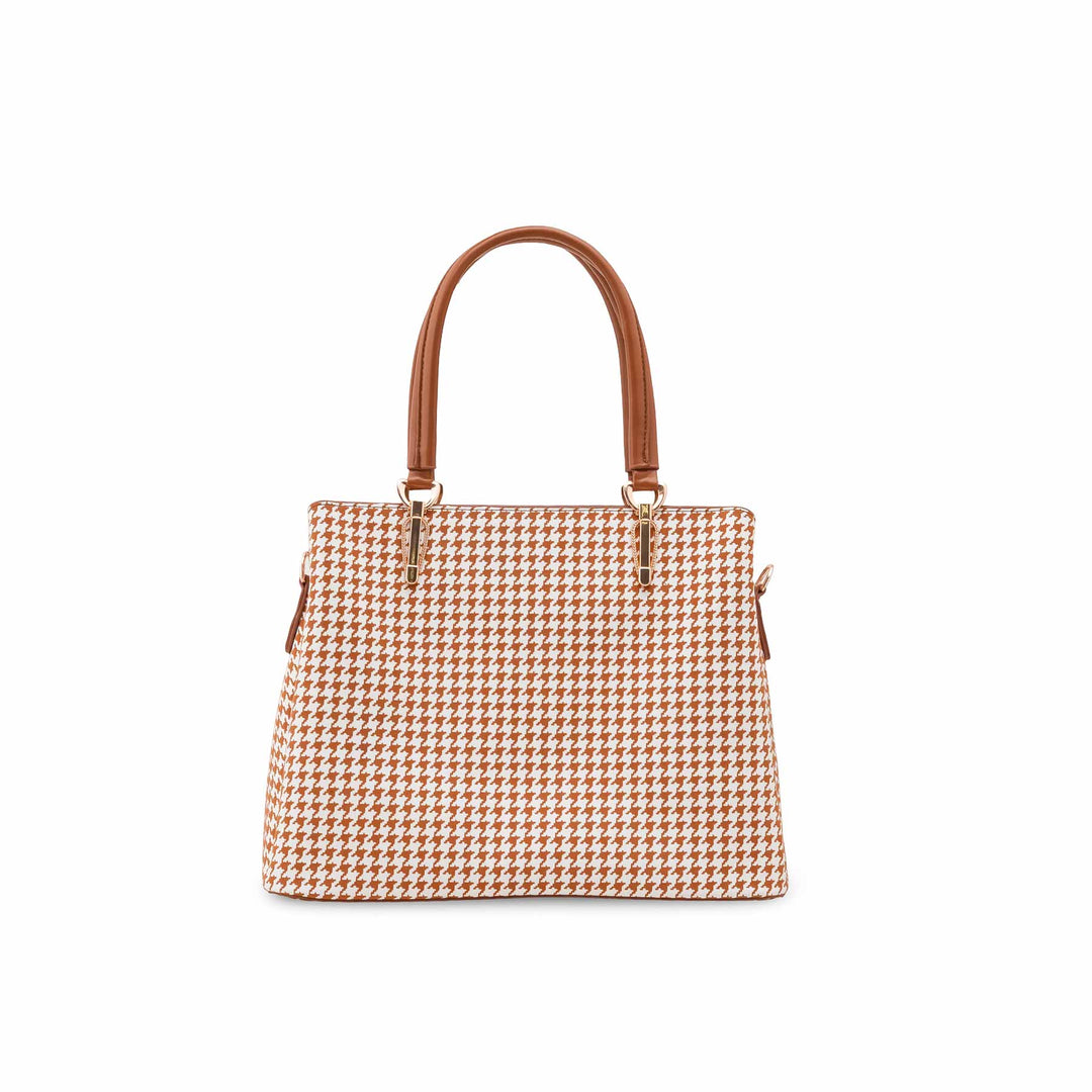 Mustard Formal Hand Bag For Women P55843