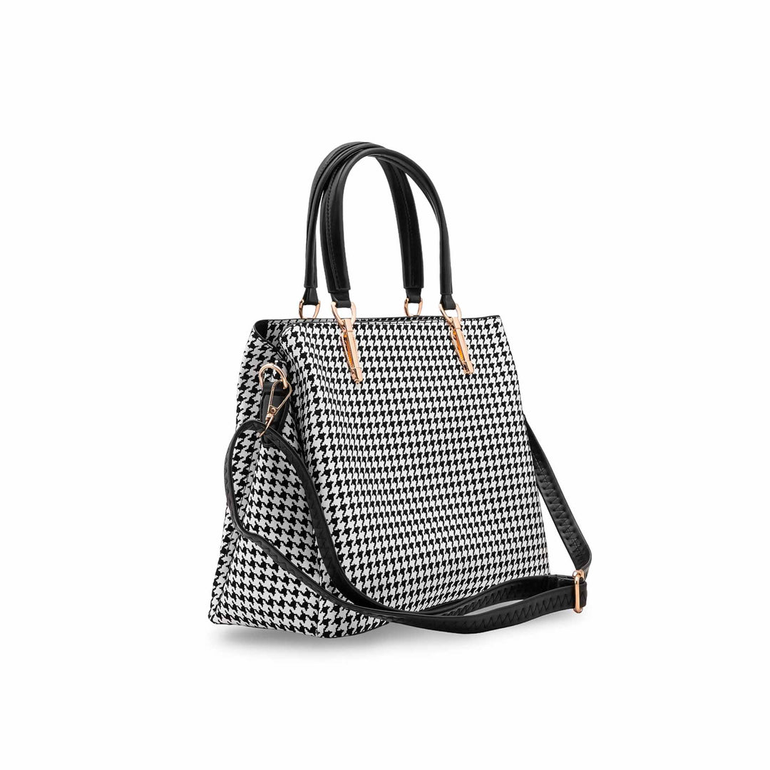Blkwht Formal Hand Bag For Women P55843