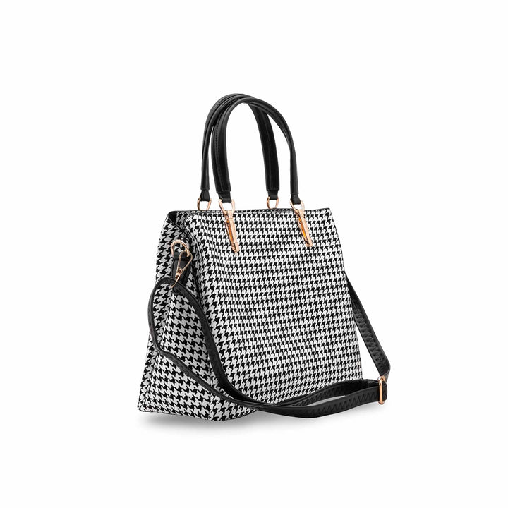 Blkwht Formal Hand Bag For Women P55843