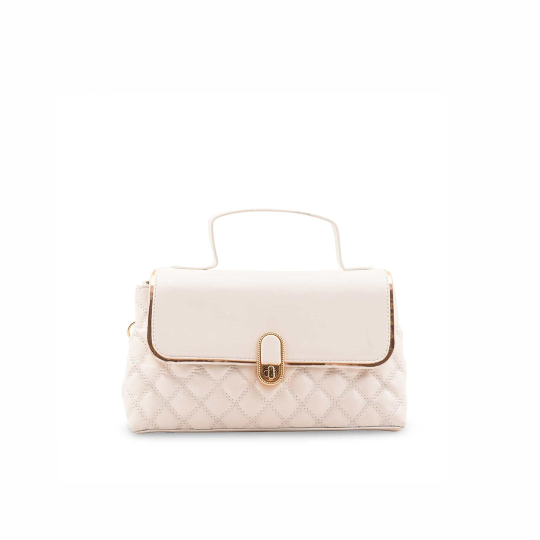 Beige Formal Hand Bag P55865