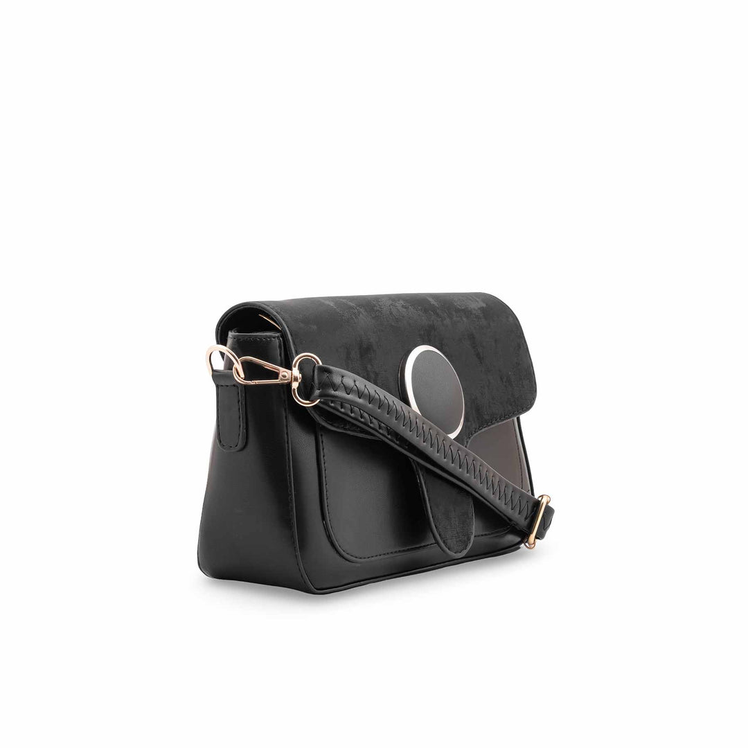 Black Casual Shoulder Bag For Women P55868