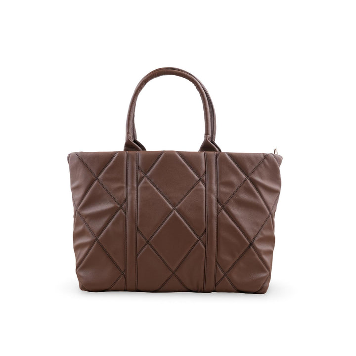 Coffee Casual Shoulder Bag For Women P55874