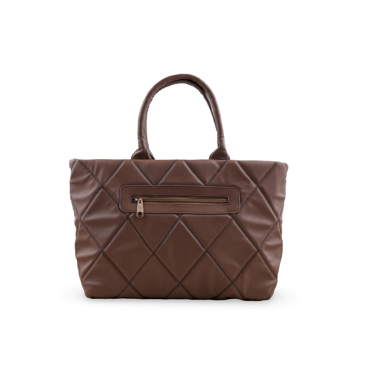 Coffee Casual Shoulder Bag For Women P55874