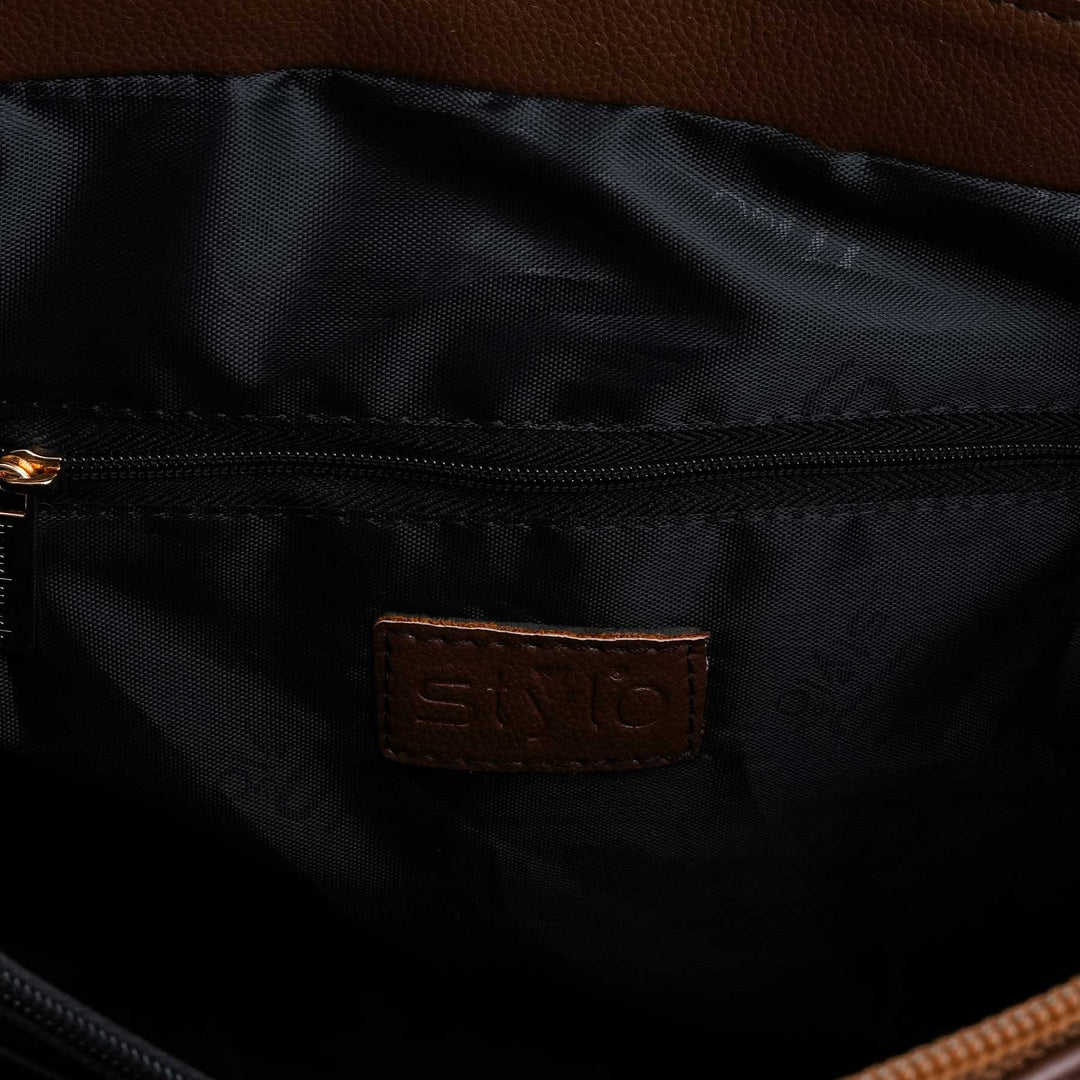 Coffee Casual Shoulder Bag For Women P55874