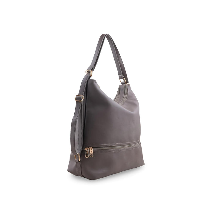 Coffee Formal Shoulder Bag For Ladies P55891