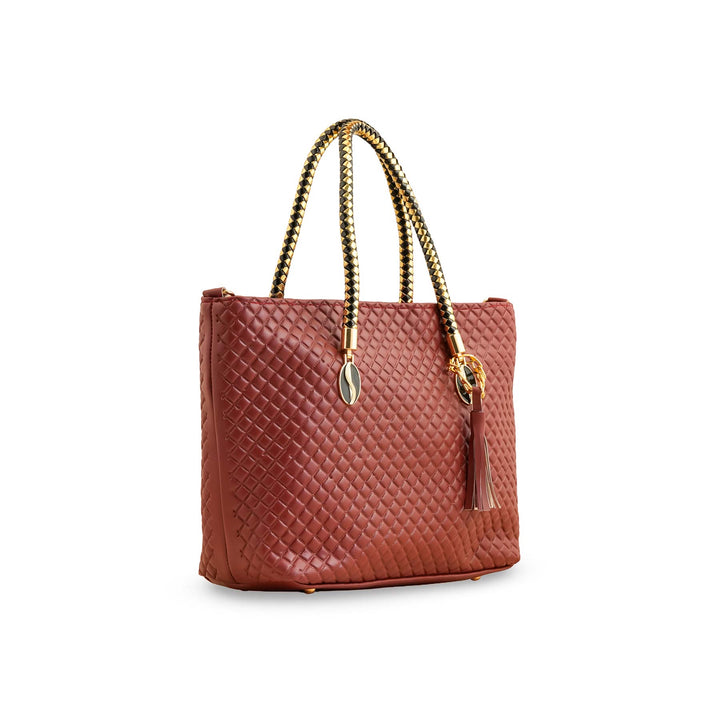 Maroon Casual Shoulder Bag For Ladies P56204