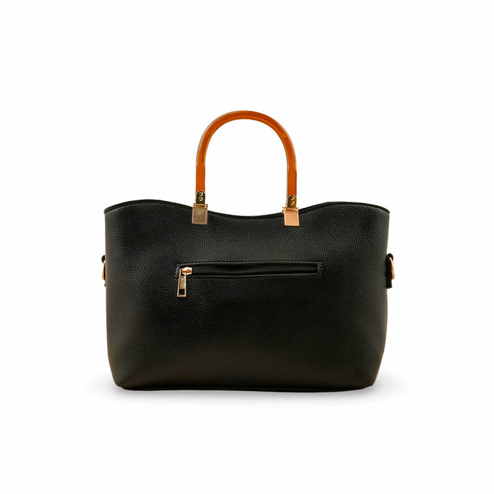 Black Casual Hand Bag P56212