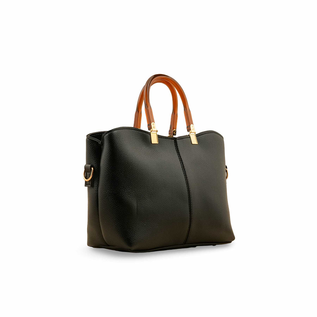 Black Casual Hand Bag P56212