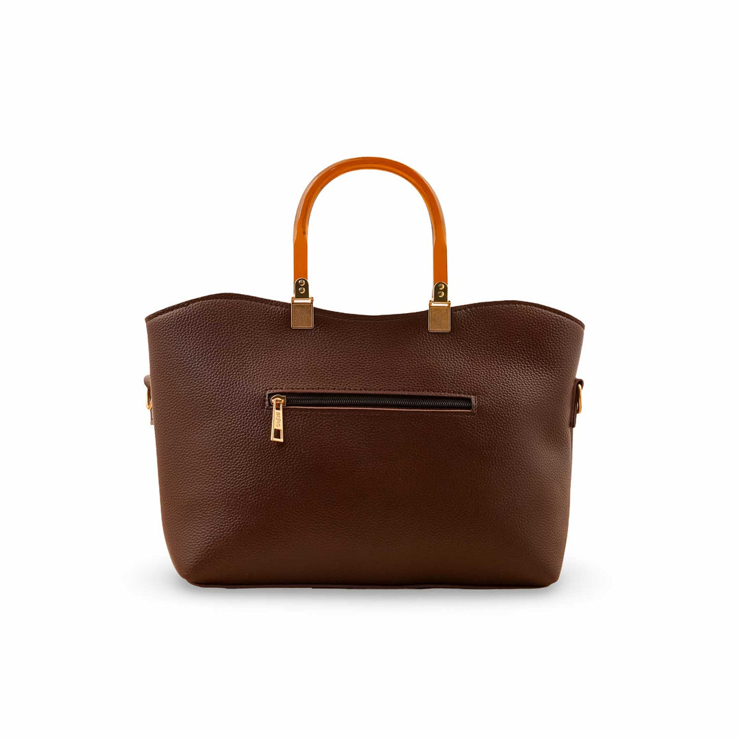 Brown Casual Hand Bag P56212
