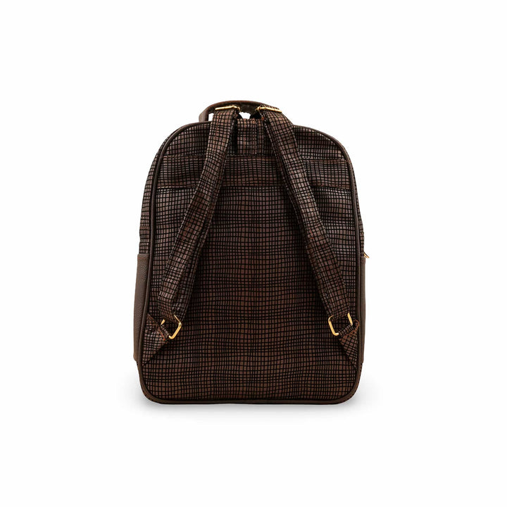 Brown Casual Back Pack P56214