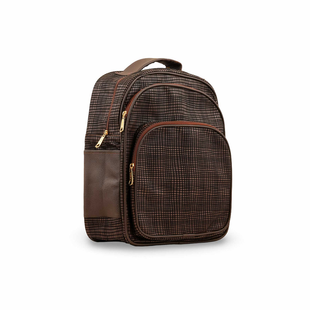 Brown Casual Back Pack P56214