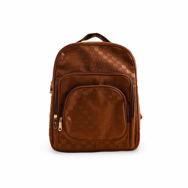 Brown Casual Backpack P56215