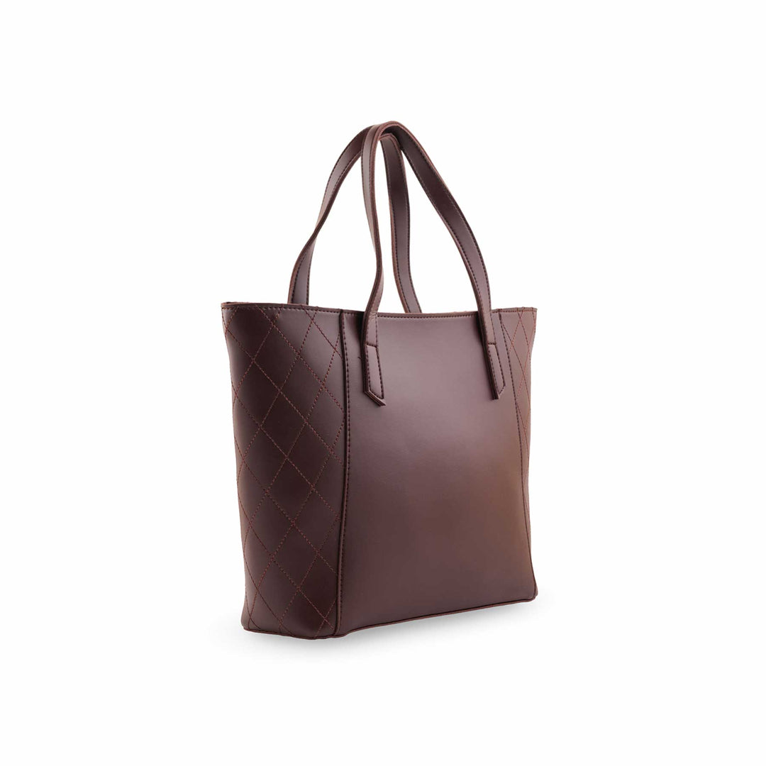 Brown Casual Shoulder Bag For Women P56250