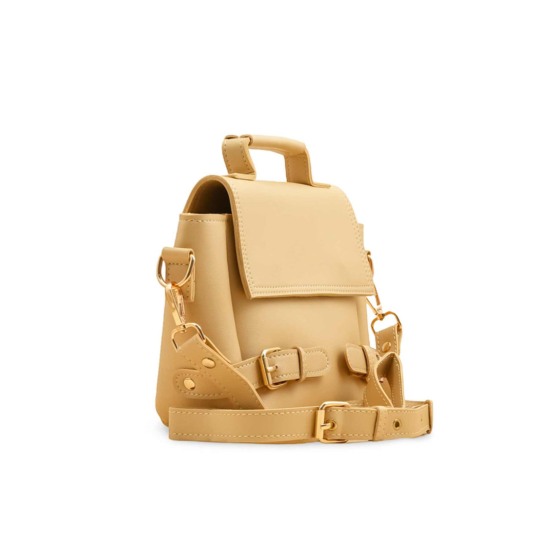 Beige Formal Hand Bag For Ladies P56253