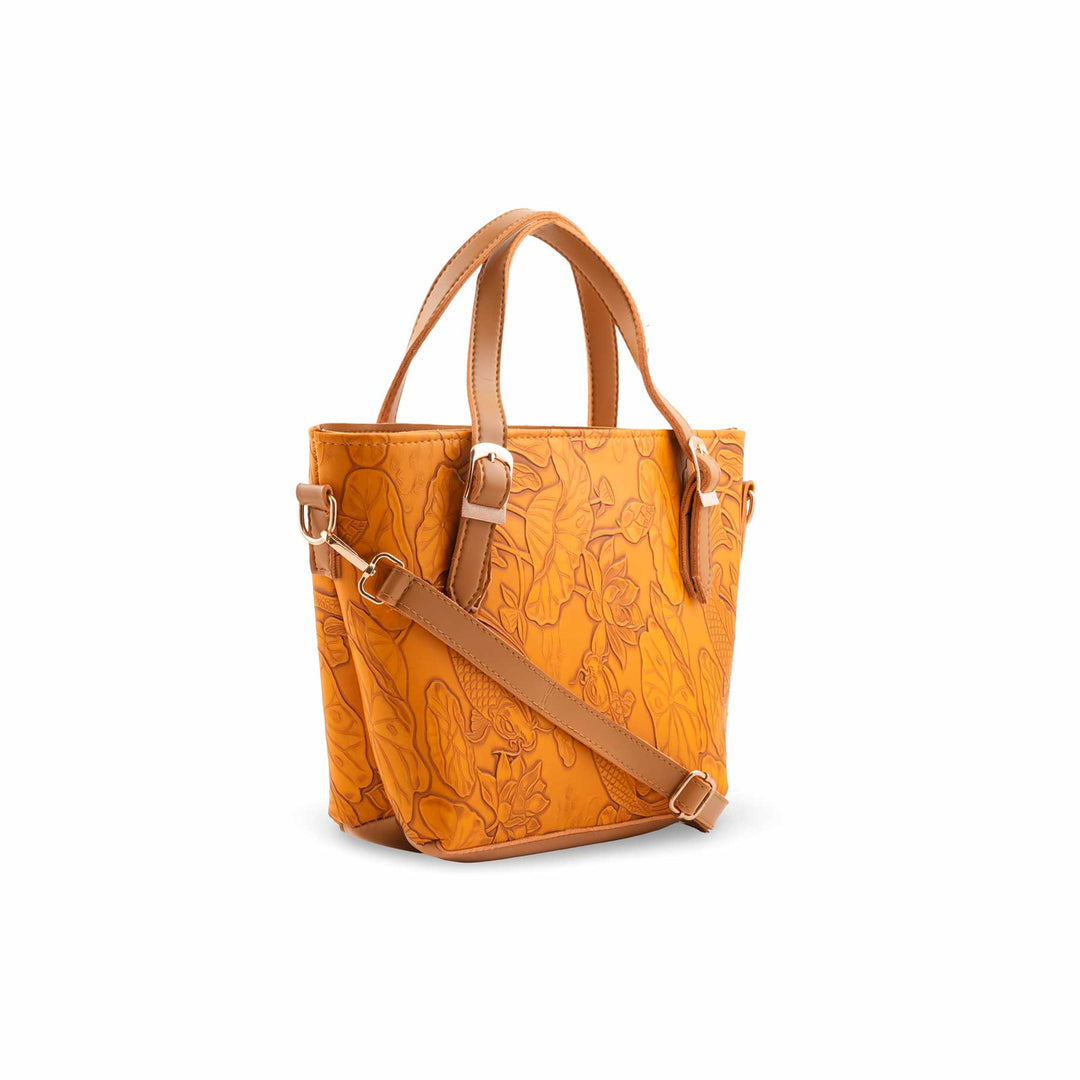 Yellow Formal Hand Bag For Women P56306
