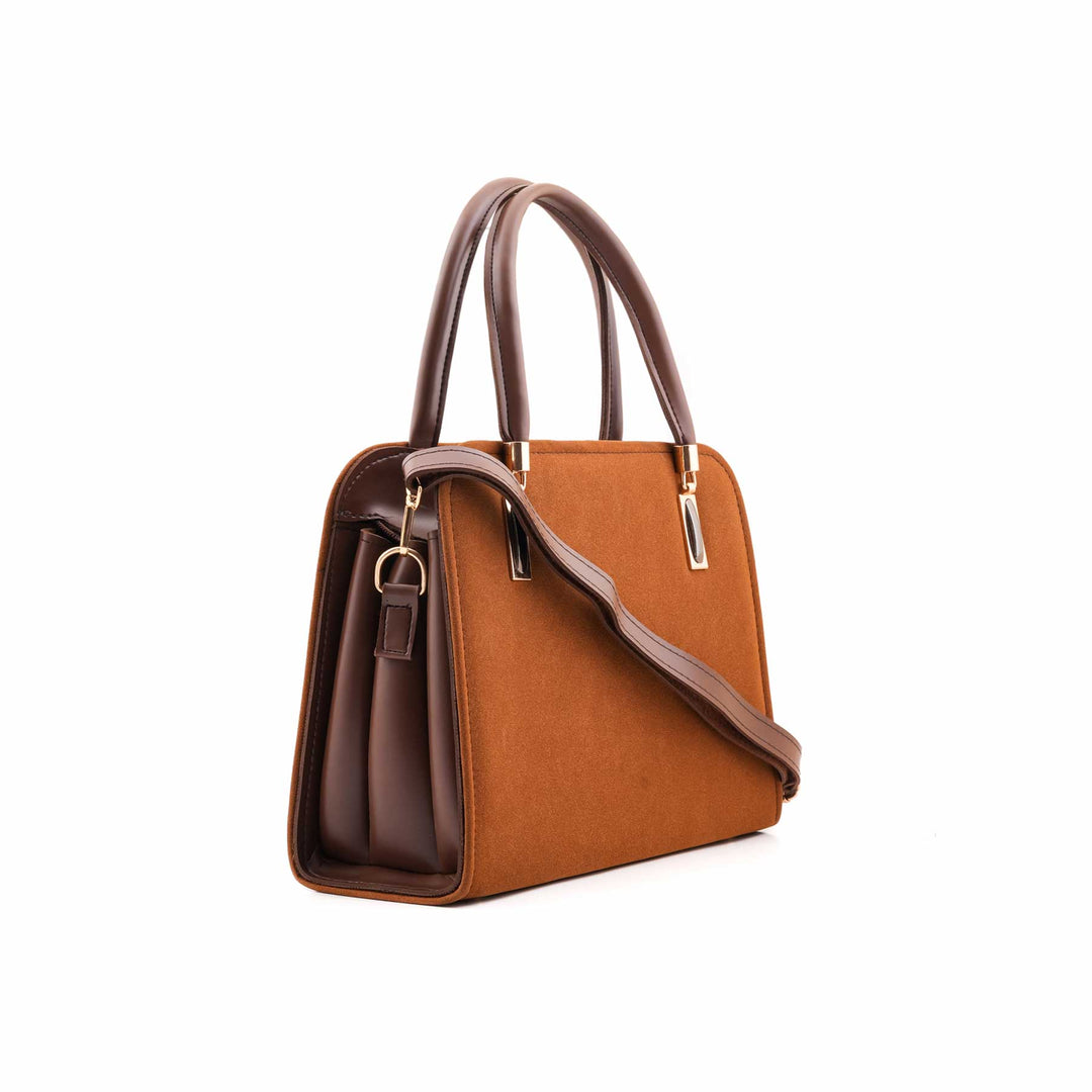 Brown Formal Hand Bag For Ladies P56311