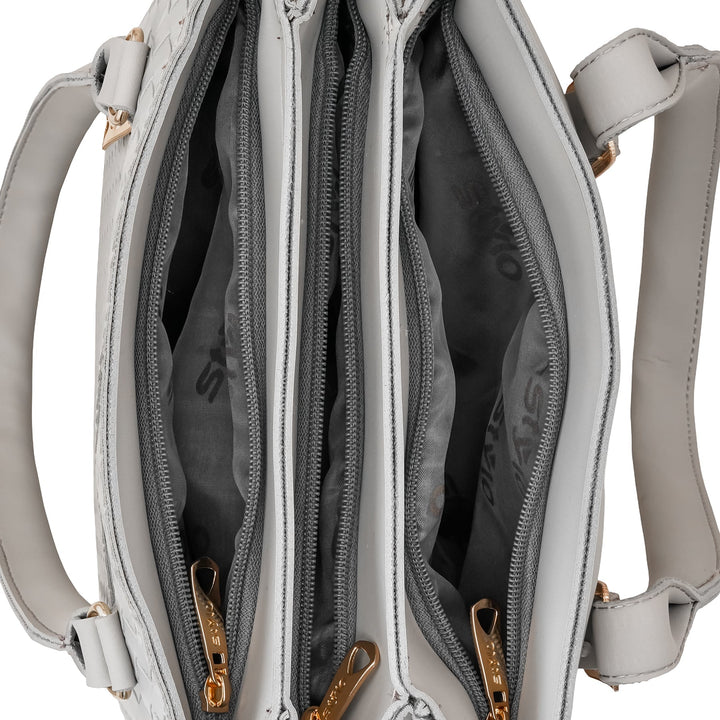 Grey Casual Hand Bag For Ladies P56323