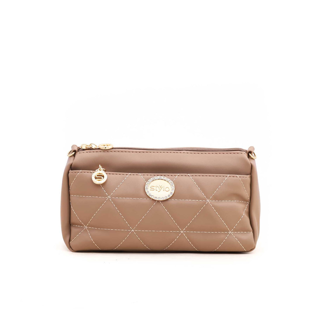 Beige Casual Pouch P70904