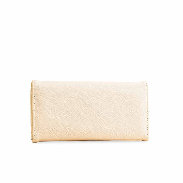Beige Casual Wallet For Ladies P70967