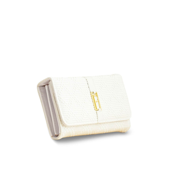 White Casual Wallet For Ladies P70969
