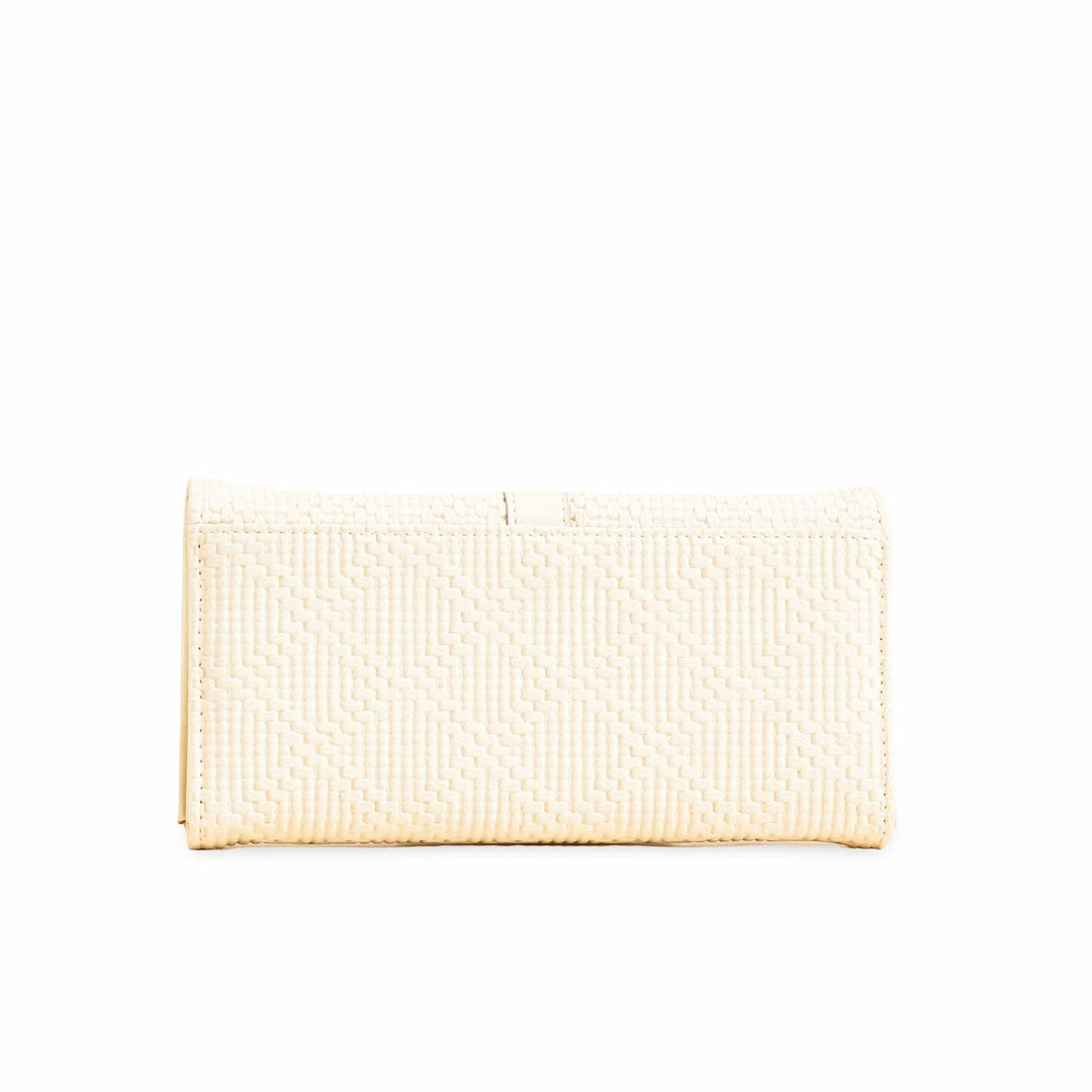 Beige Casual Wallet For Ladies P70969