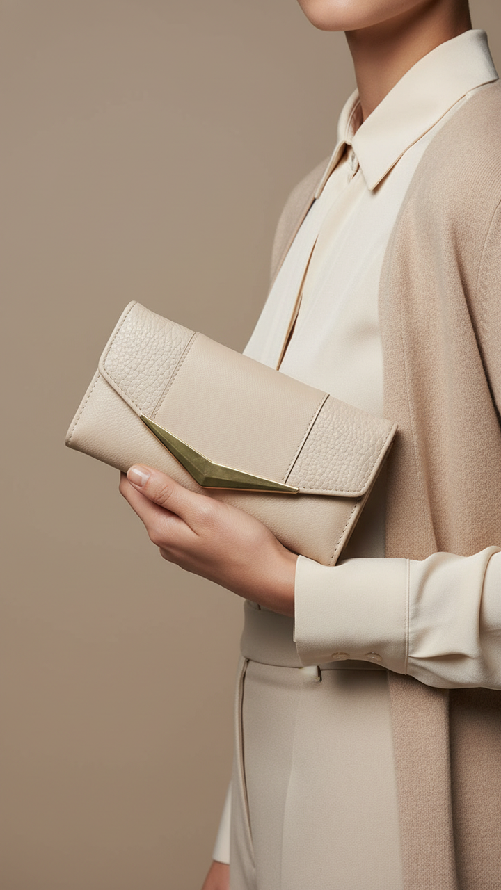 Grey Casual Wallet For Women P70978