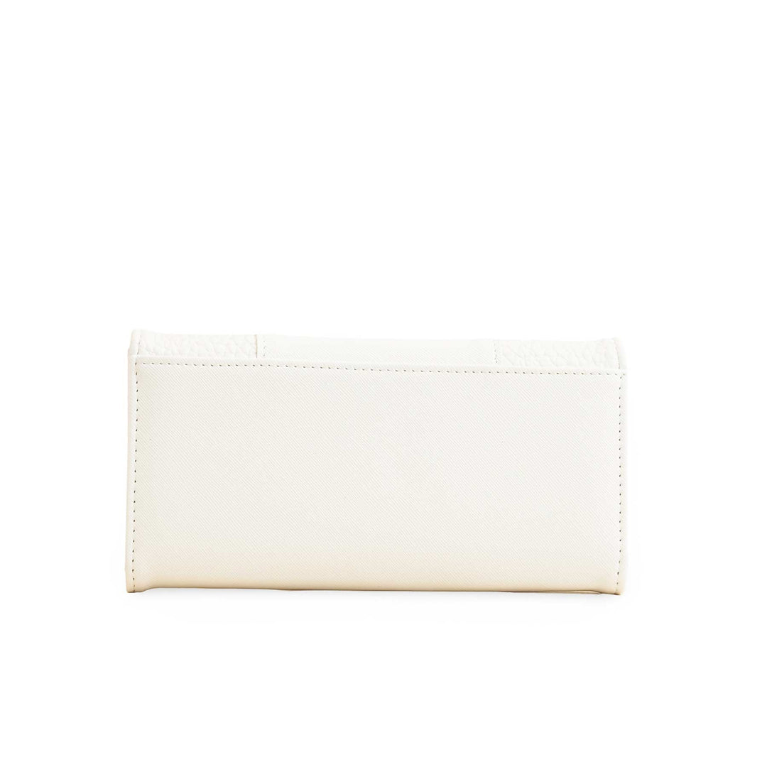 White Casual Wallet For Women P70978