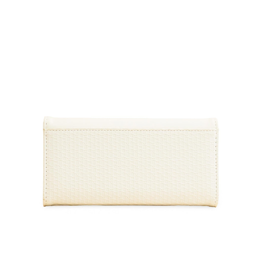 White Casual Wallet For Women P70981