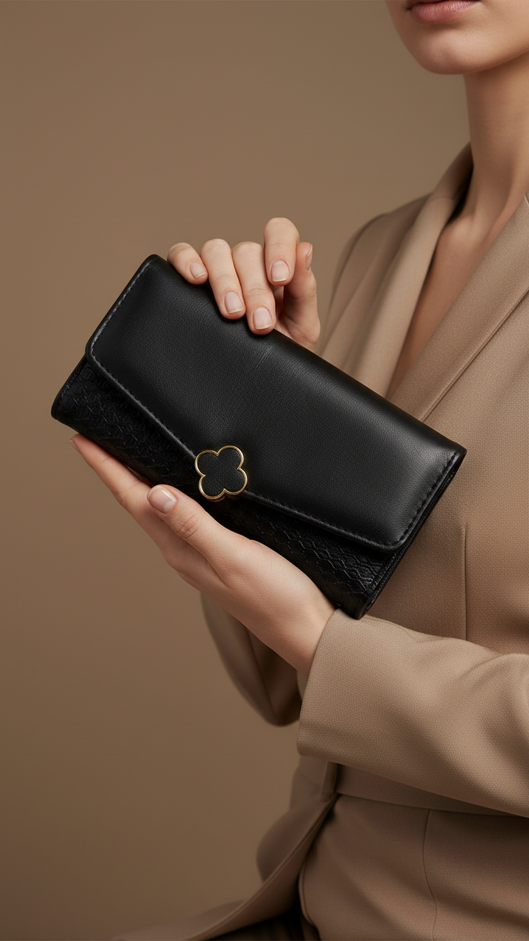 Black Casual Wallet P70982