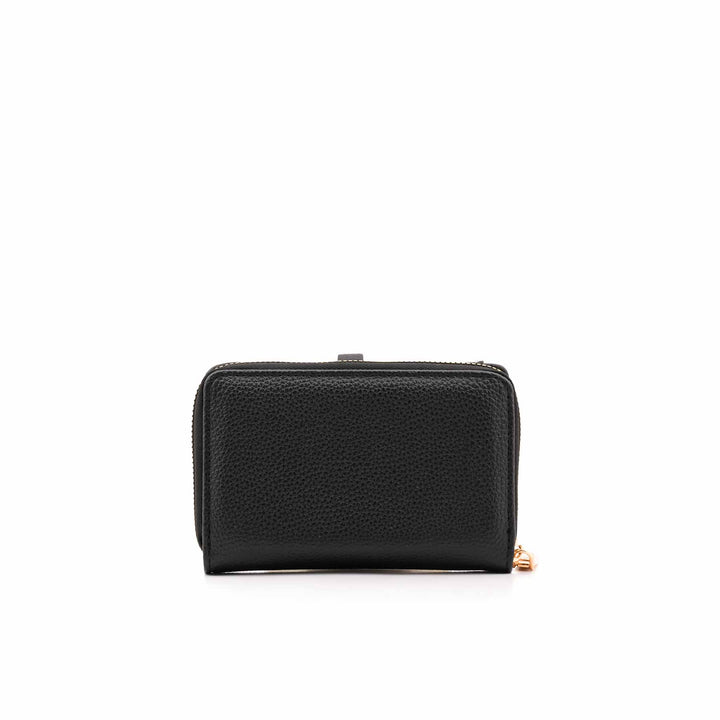 Black Casual Wallet For Women P71125