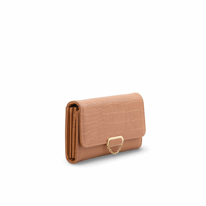 Beige Casual Wallet For Ladies P71130