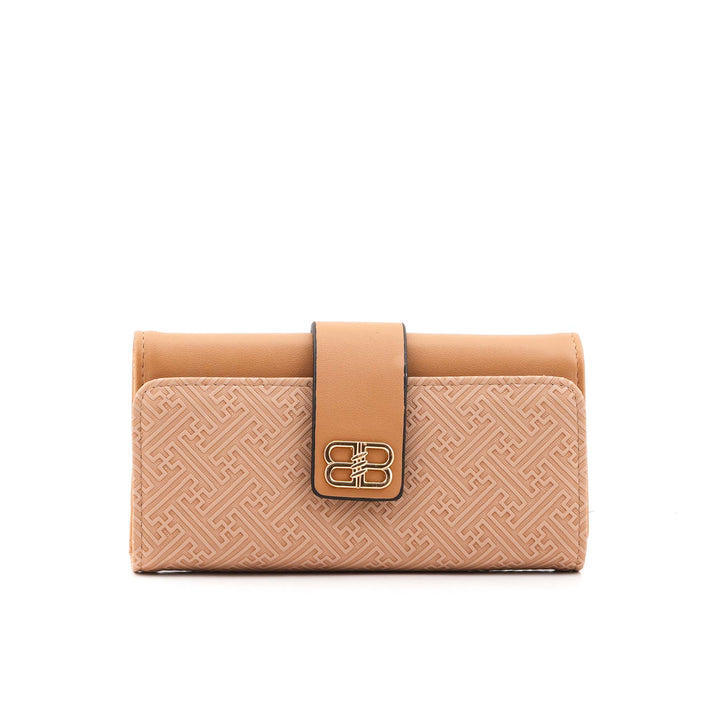 Beige Casual Wallet For Women P71131