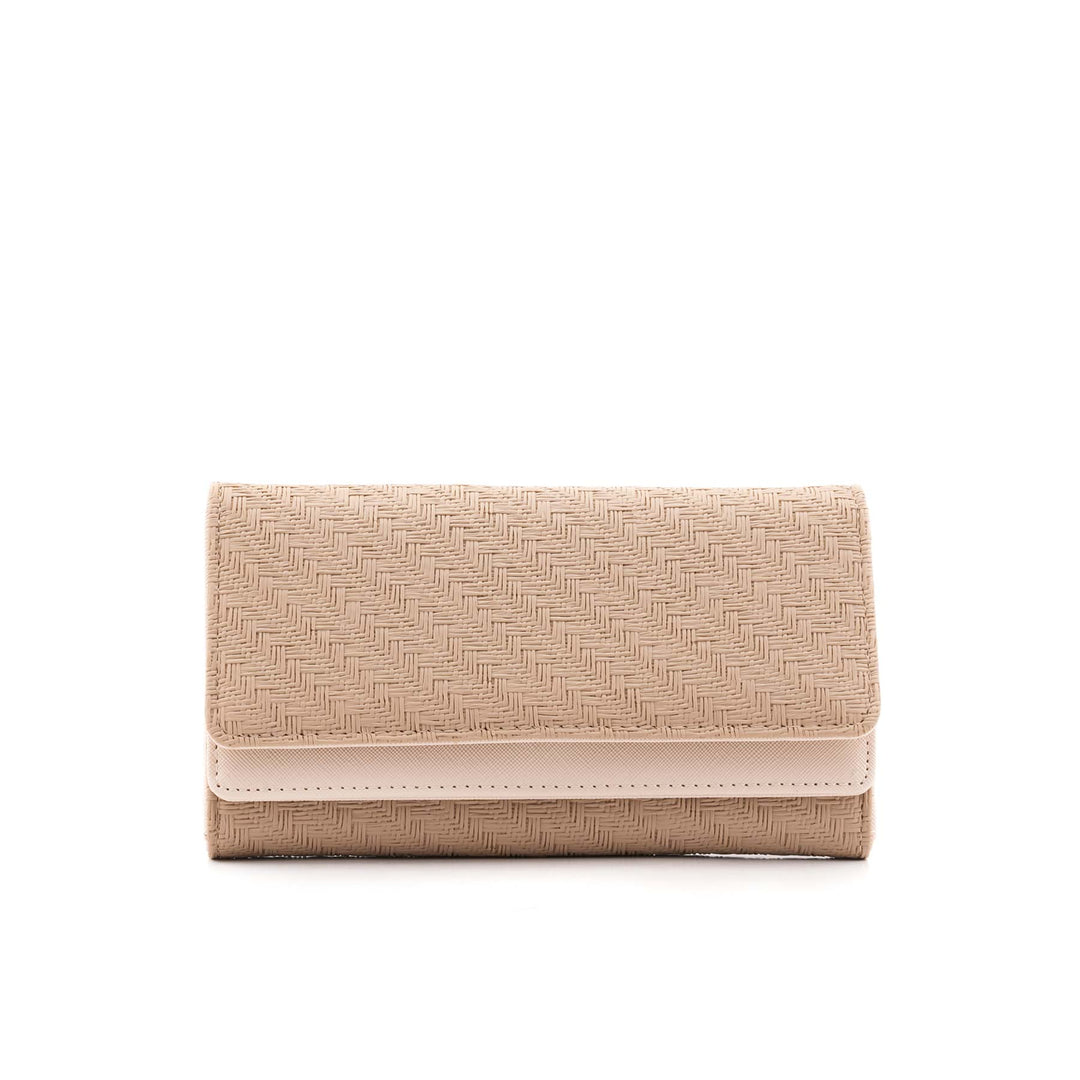 Beige Casual Wallet For Women P71134