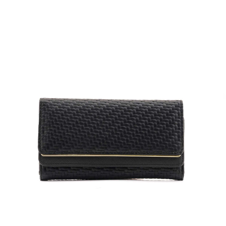 Black Casual Wallet For Women P71138