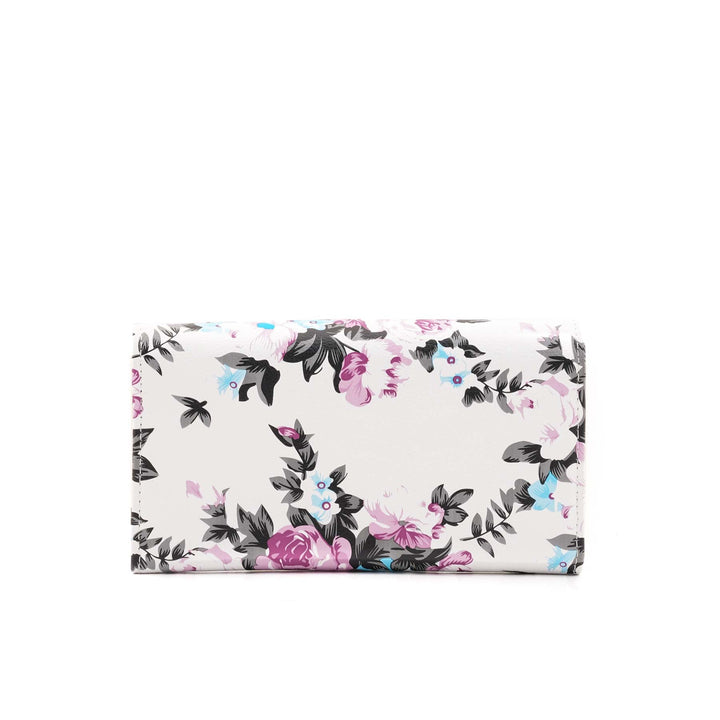 White Casual Wallet For Women P71140