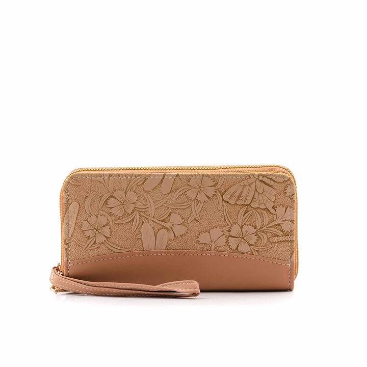 Beige Casual Wallet For Women P71143